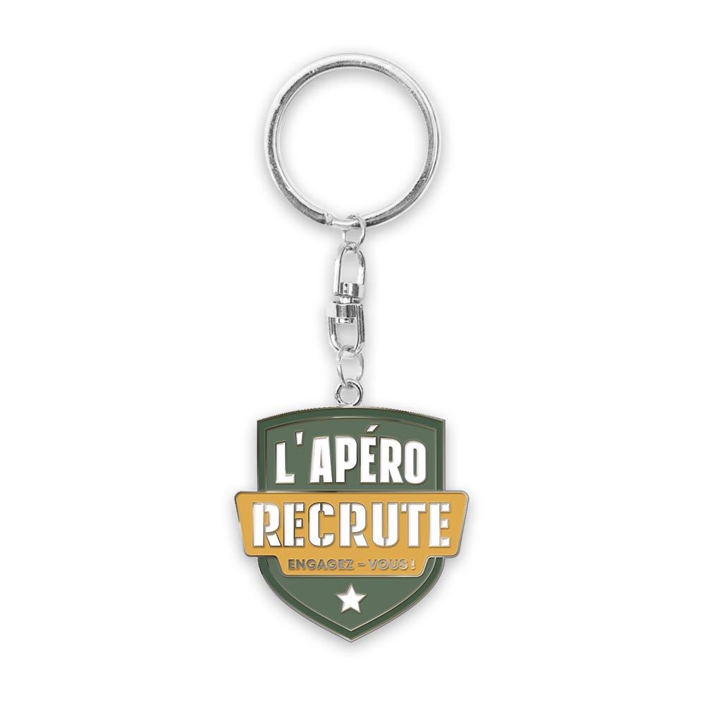 Porte cle "l apero recrute..."