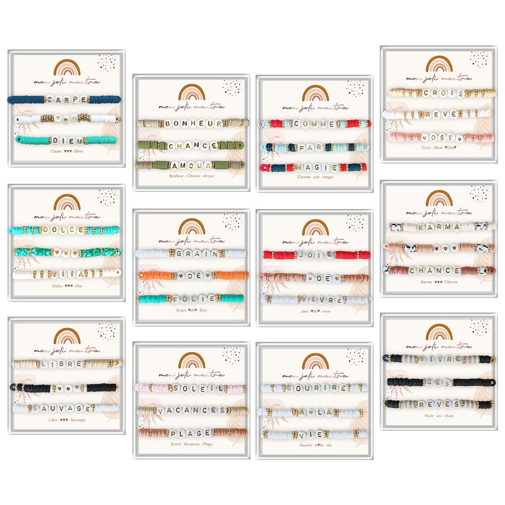 Bracelet mantra 12mods /72pcs