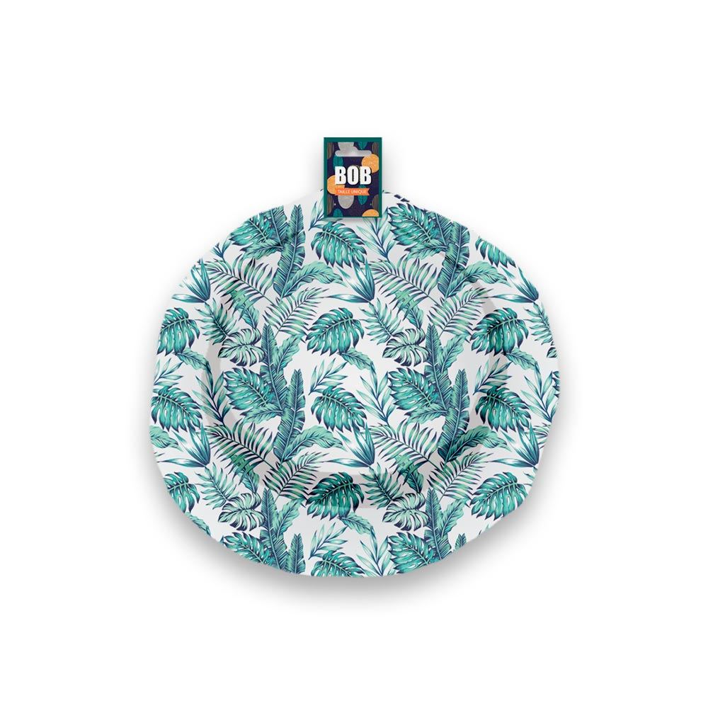 Bob motif feuilles tropicales