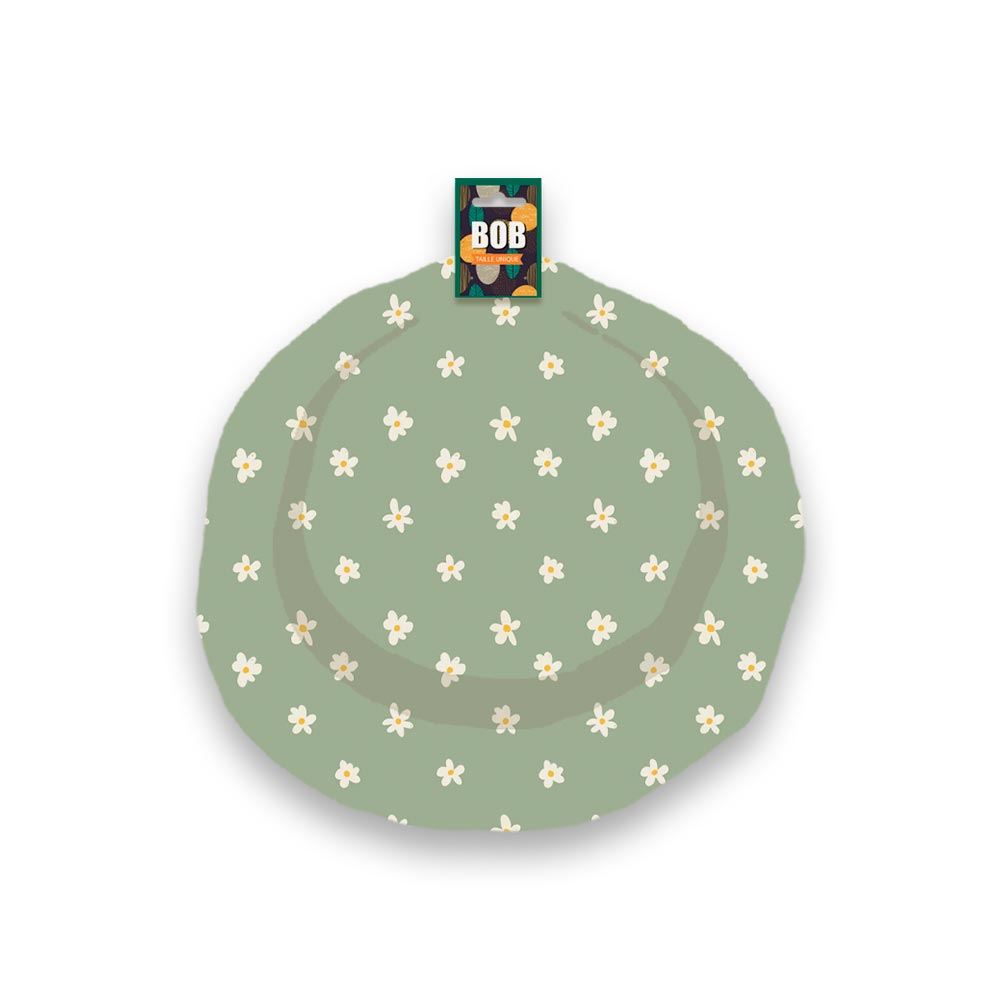 Bob motif fleurs marguerites