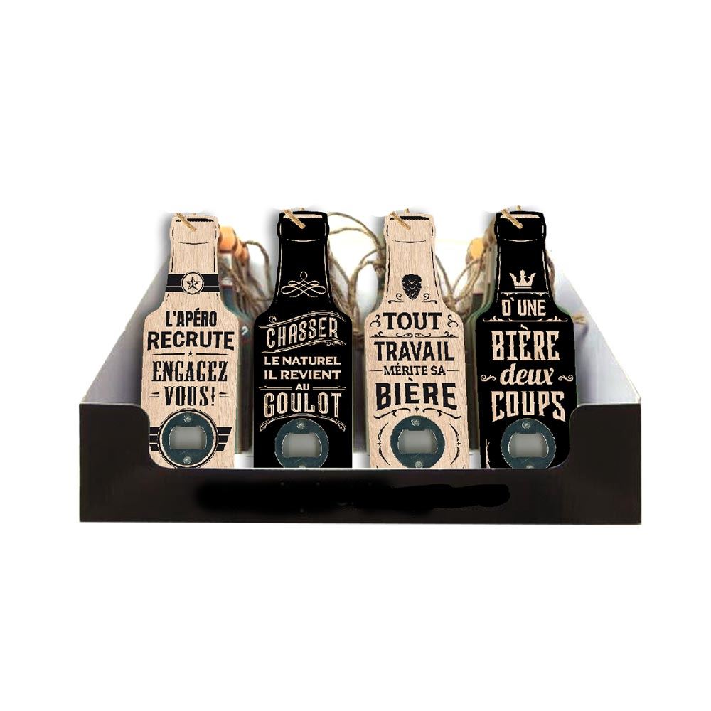 Decapsuleur bois apero 4mods /24pcs