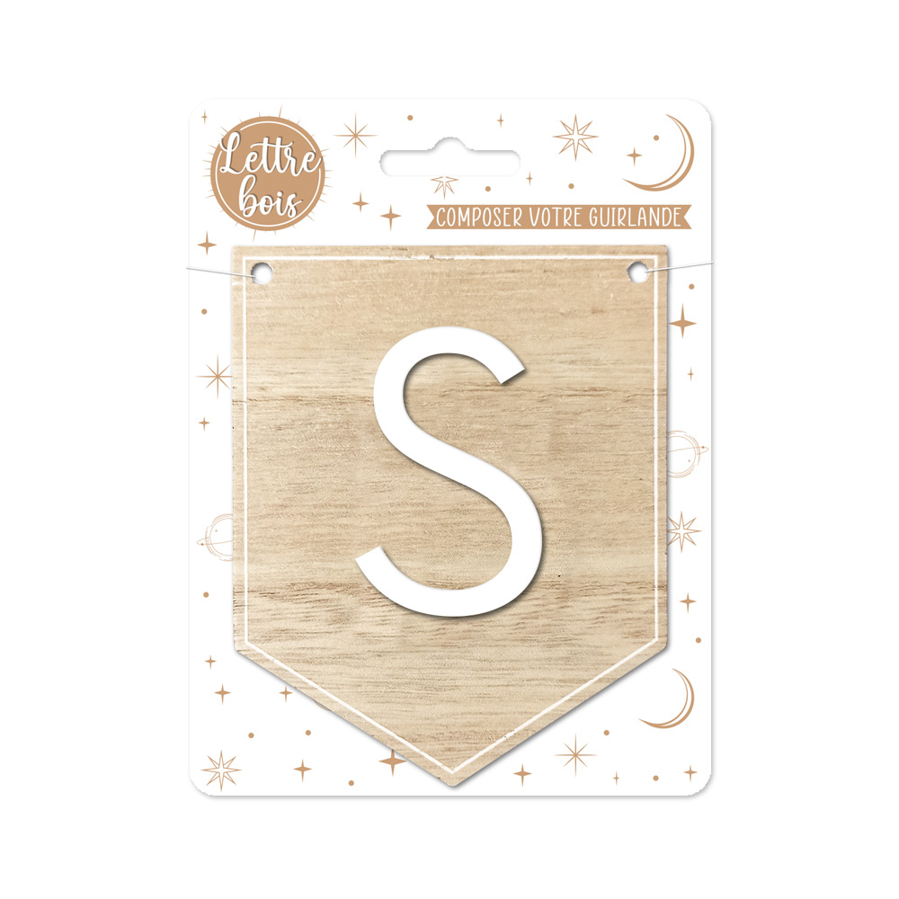 Plaque s pour guirlande alphabet