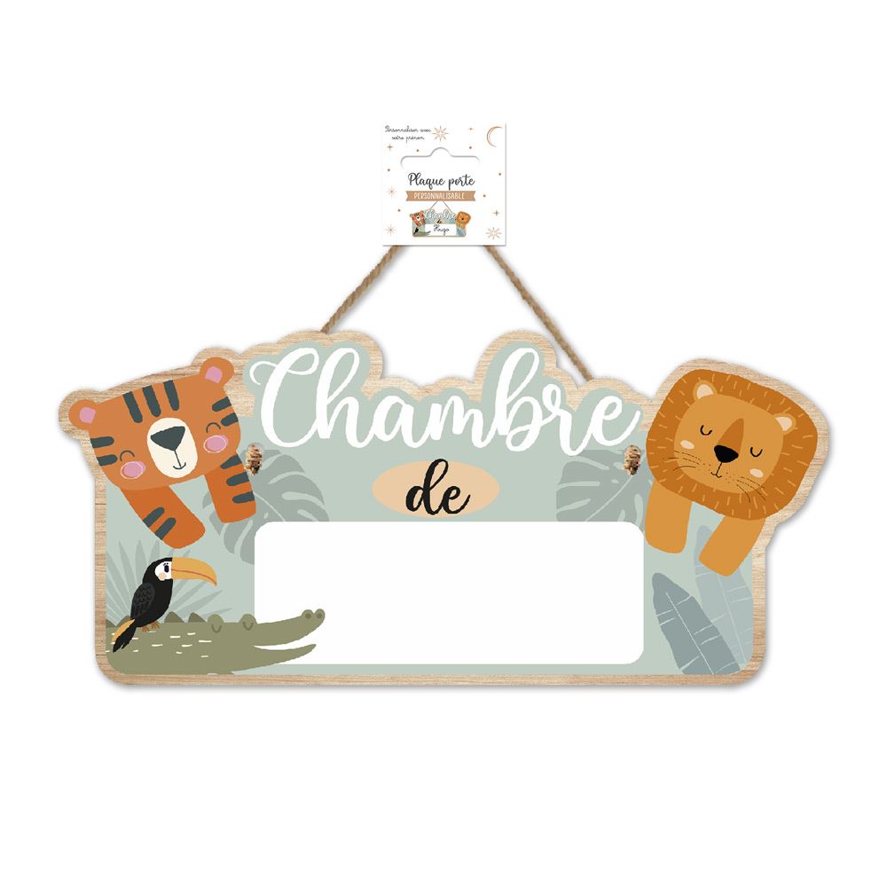 Plaque personnalisable animaux