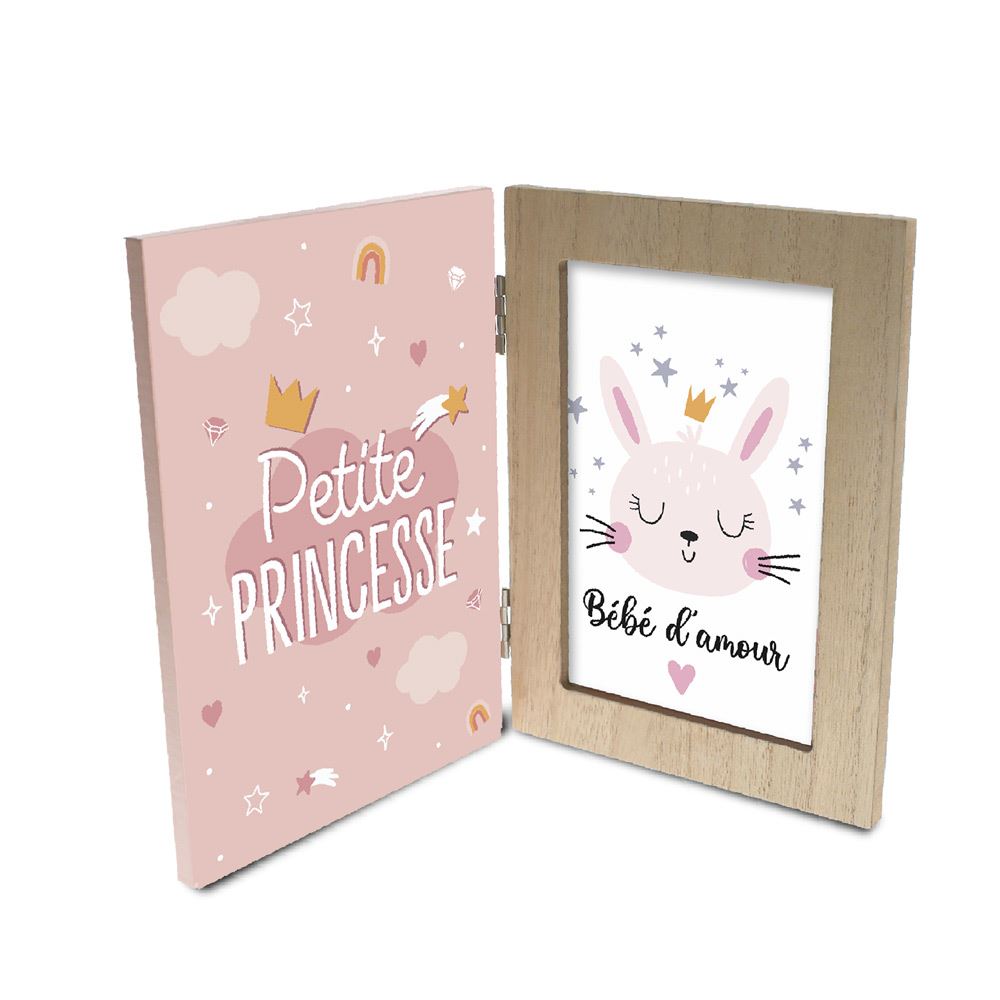 Cadre photo double princesse