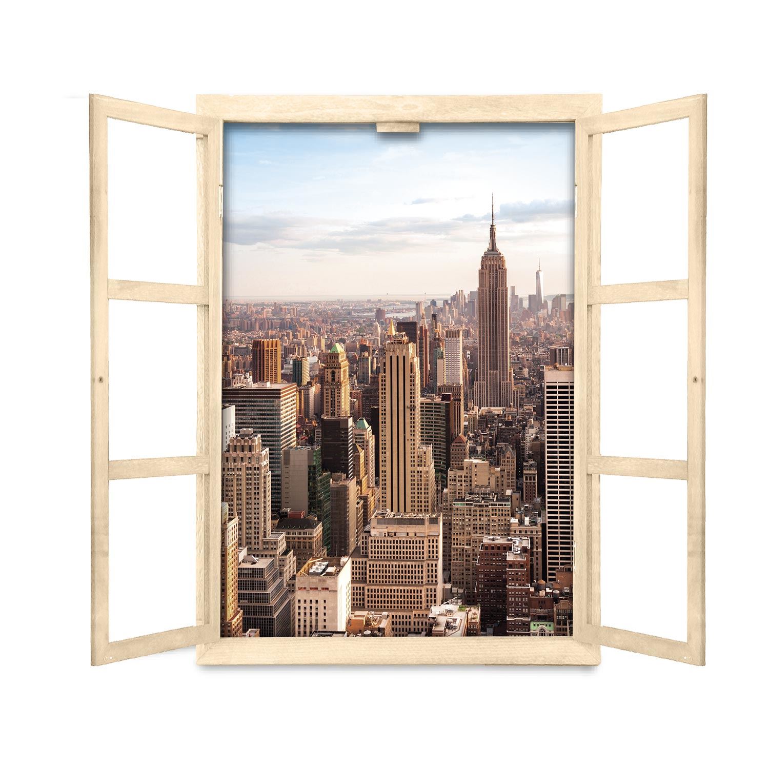 Fenetre tableau vue new york