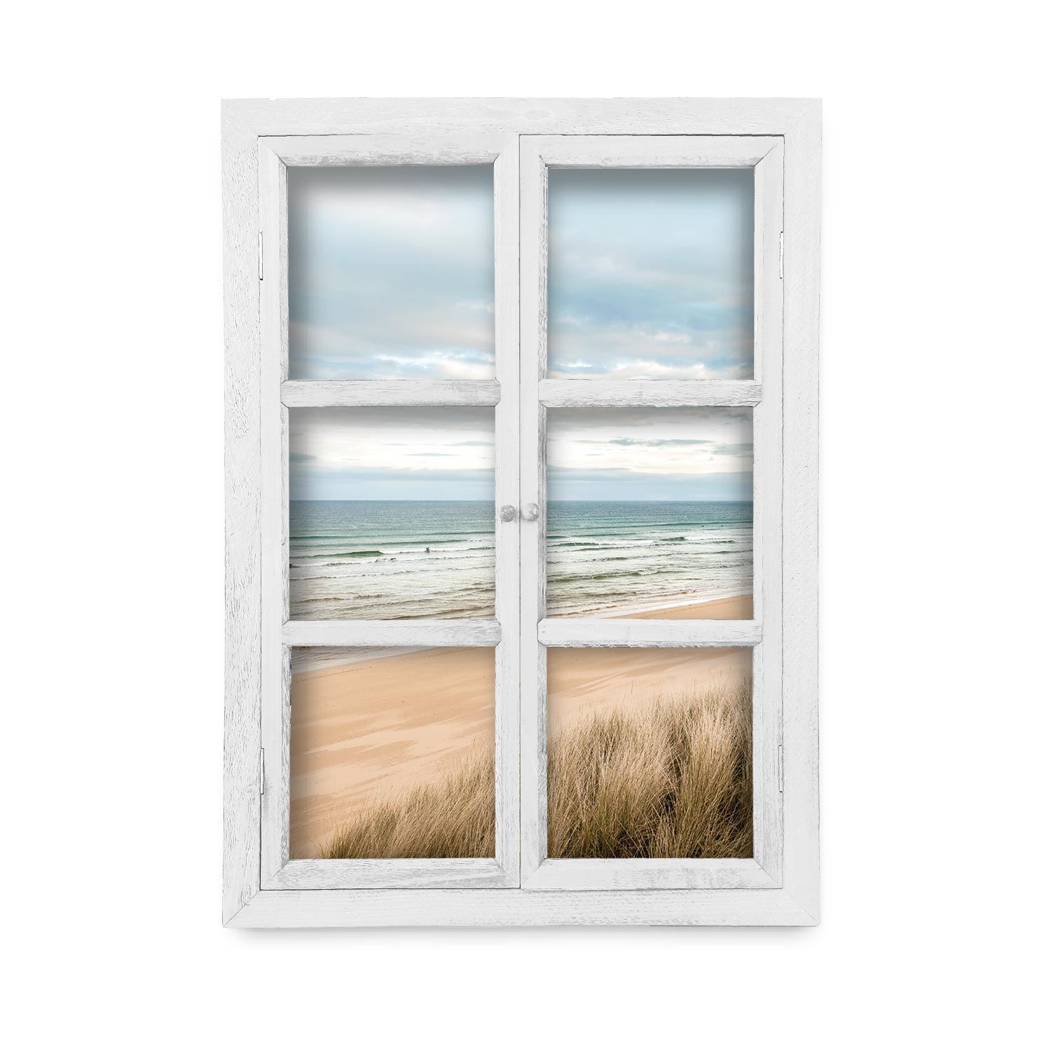 Fenetre tableau plage zen