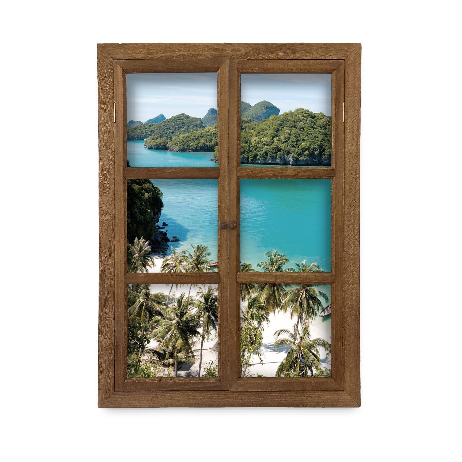 Fenetre tableau plage thailande