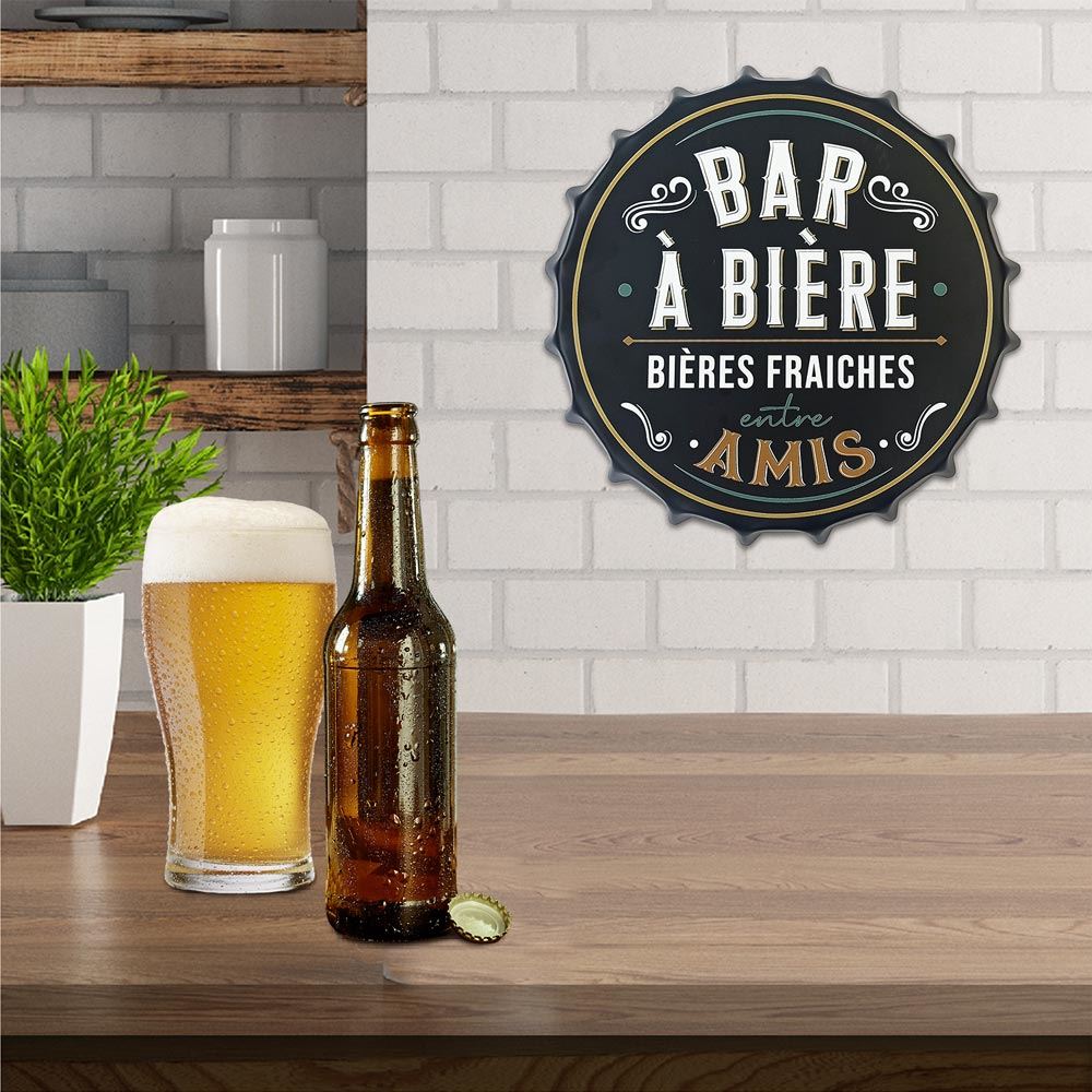 Deco murale capsule "bar a biere"
