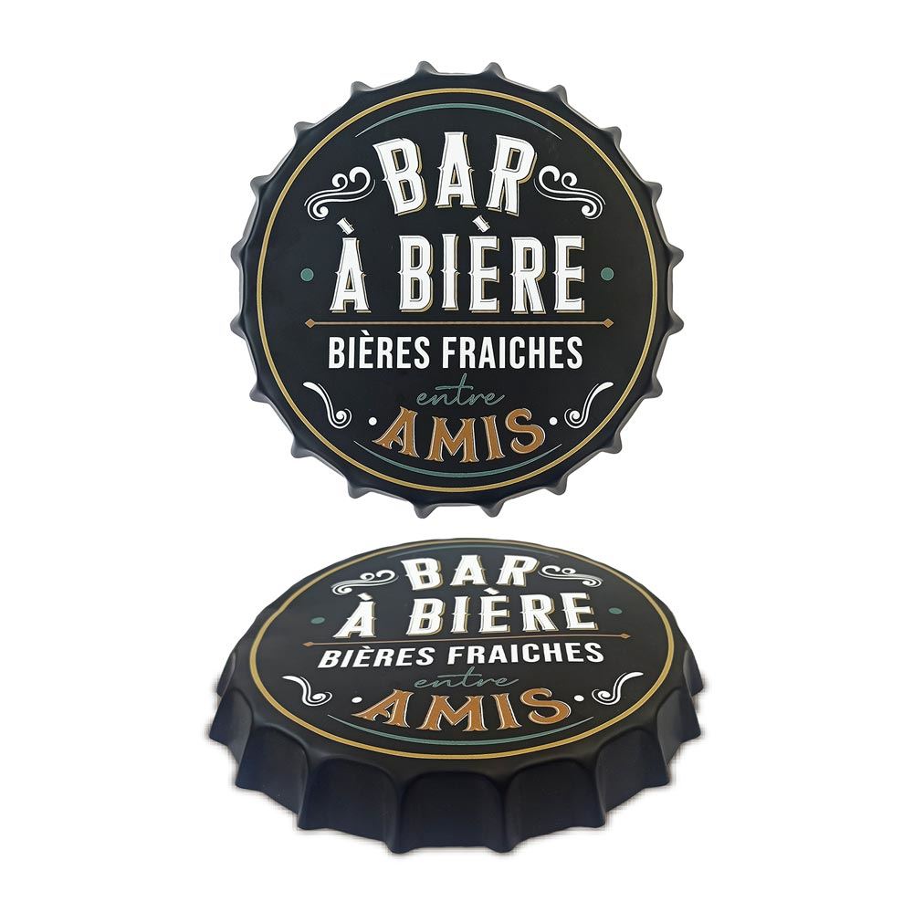 Deco murale capsule "bar a biere"