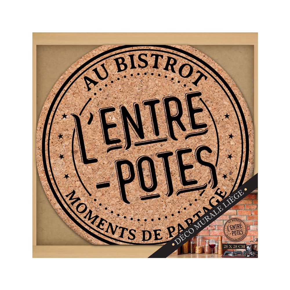 Deco murale liege "entre potes"