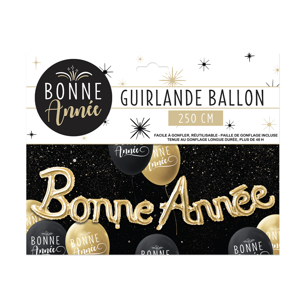 Guirlande mots "bonne annee"