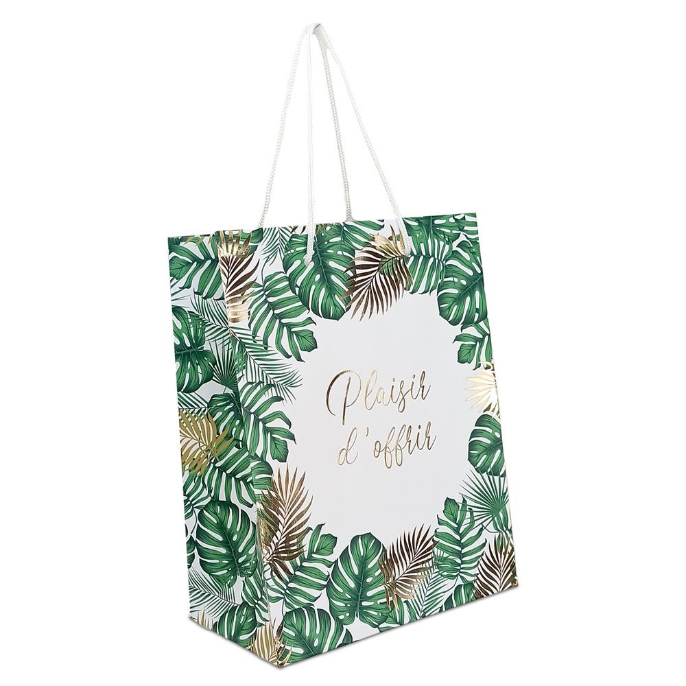 Pochette cadeau plaisir d offrir tropical pm