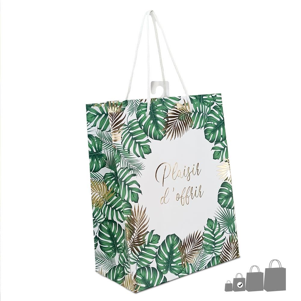 Pochette cadeau plaisir d offrir tropical pm