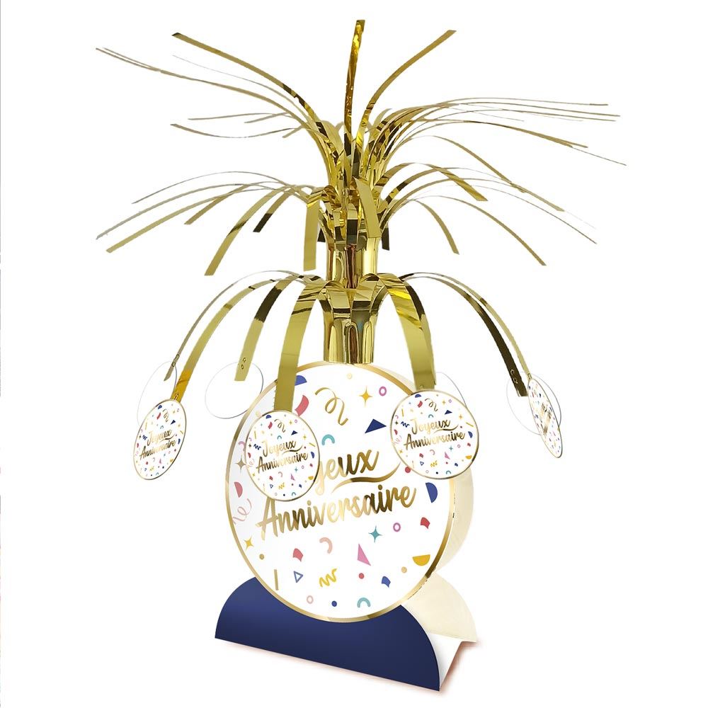 Centre de table confettis party