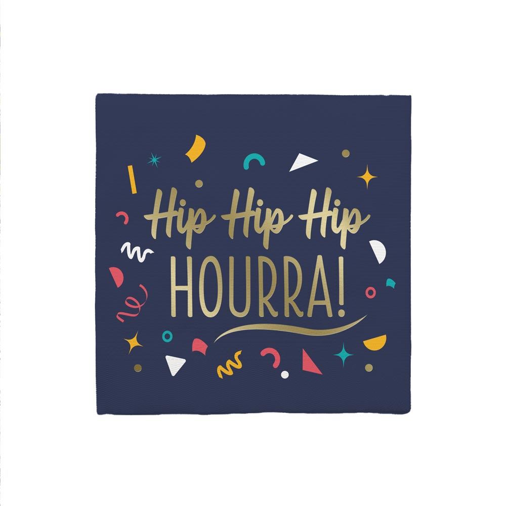 Pack 10 serviettes confettis party