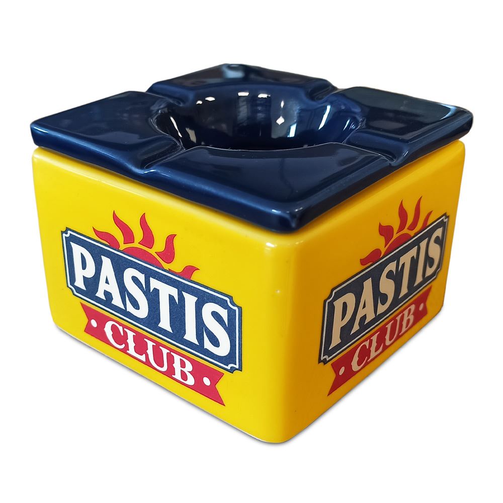 Cendrier carre pastis club