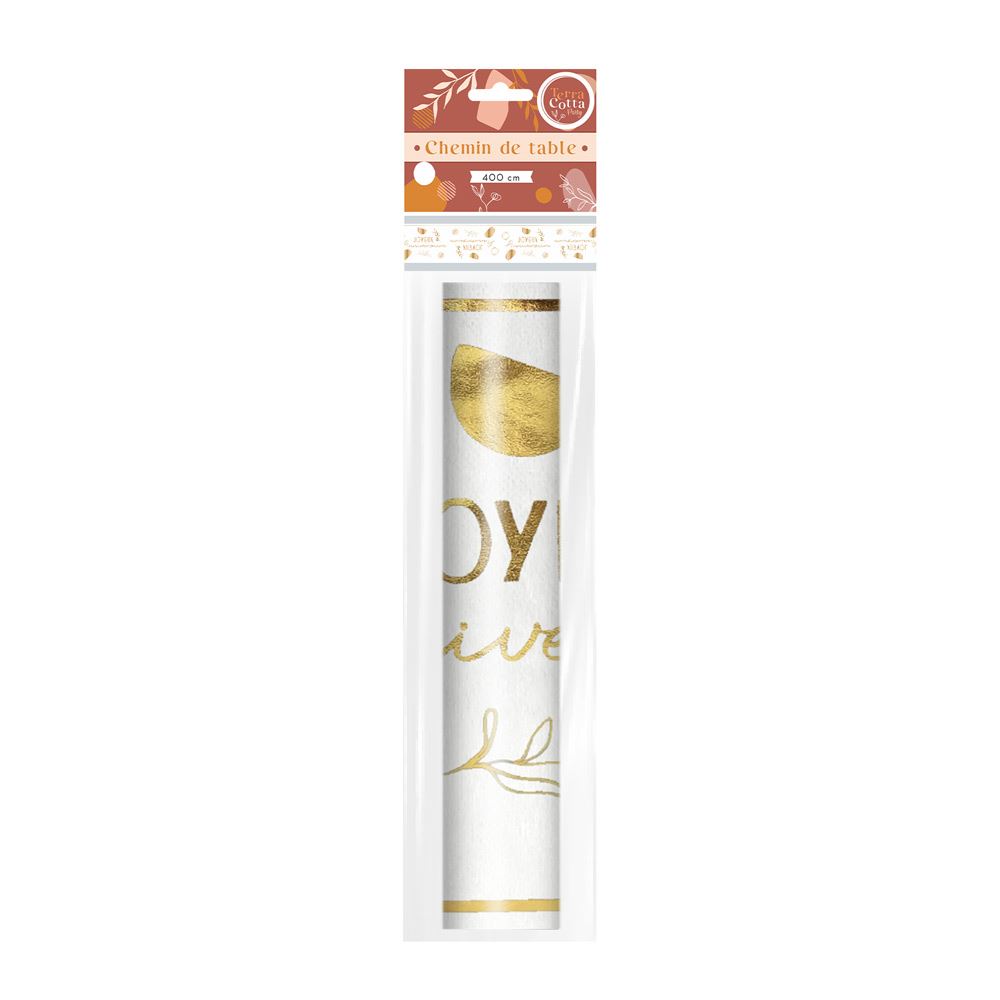 Chemin table terracotta