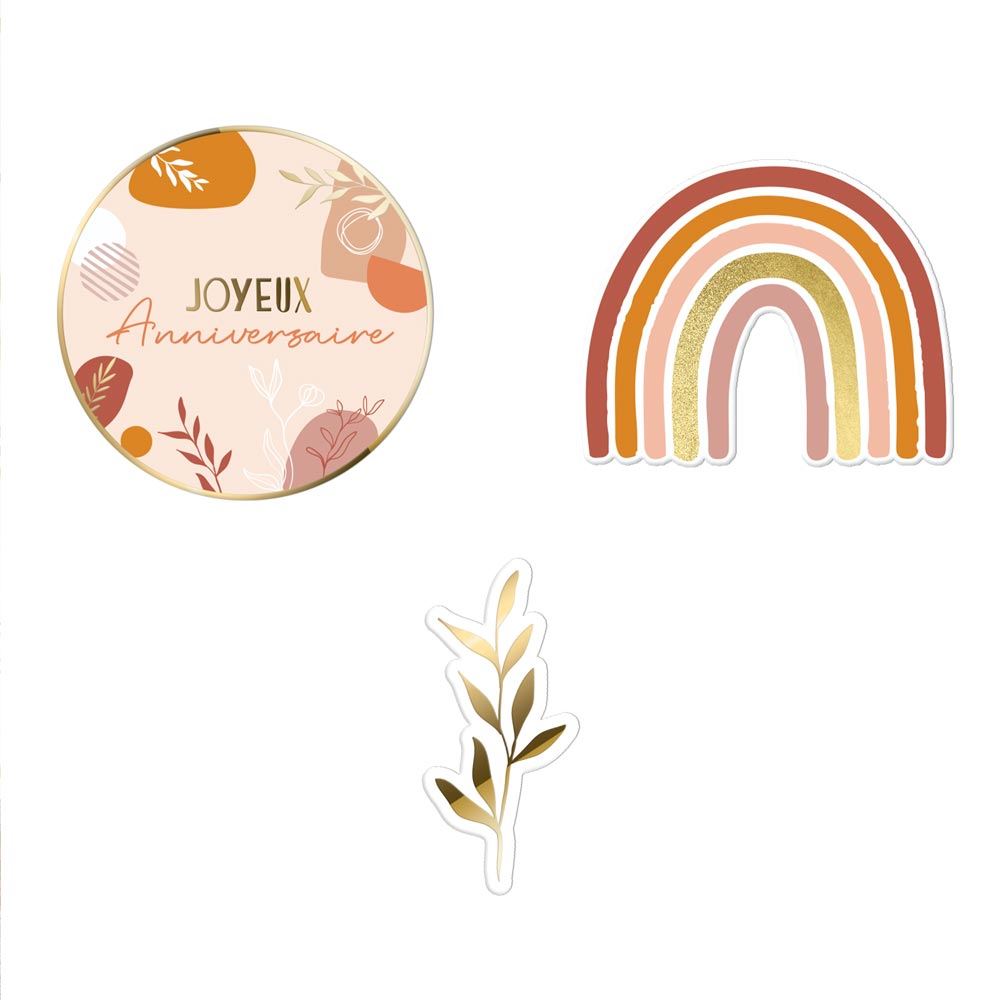 Trio deco de table terracotta