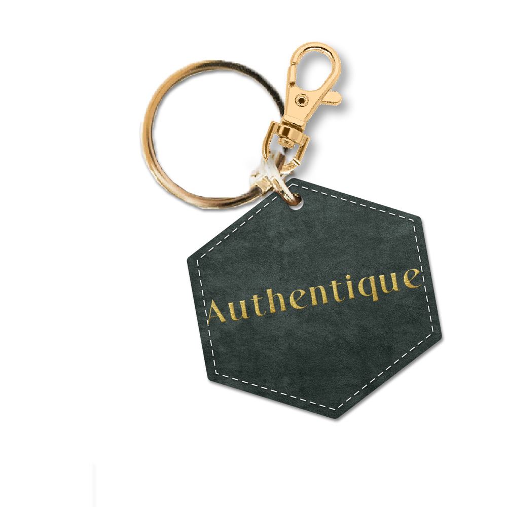 Porte cle velours authentique