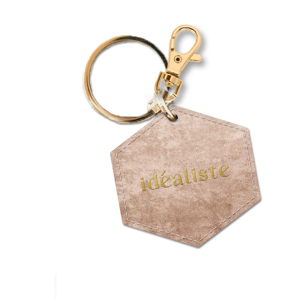 Porte cle velours idealiste