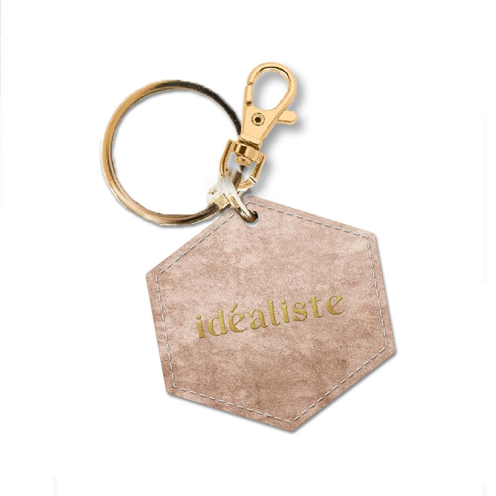Porte cle velours idealiste