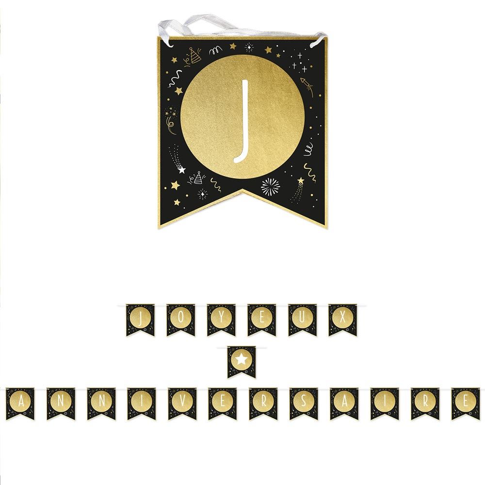 Guirlande ruban happy party