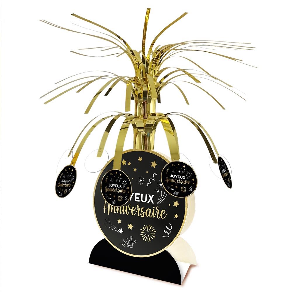 Centre de table anniv happy party