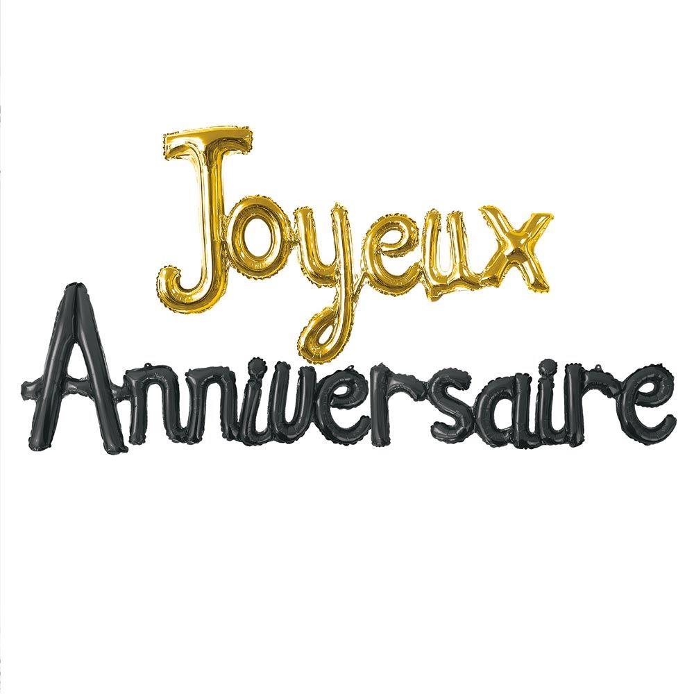 Guirlande mots anniversaire happy party