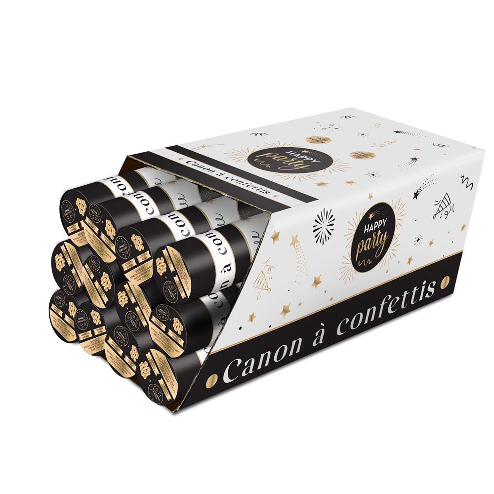 Canon confettis happy party