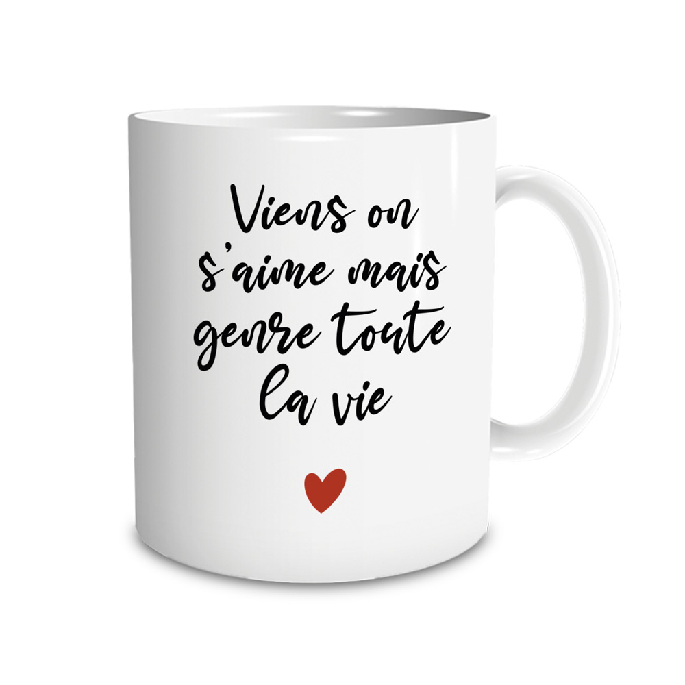 Mug "viens on s aime"