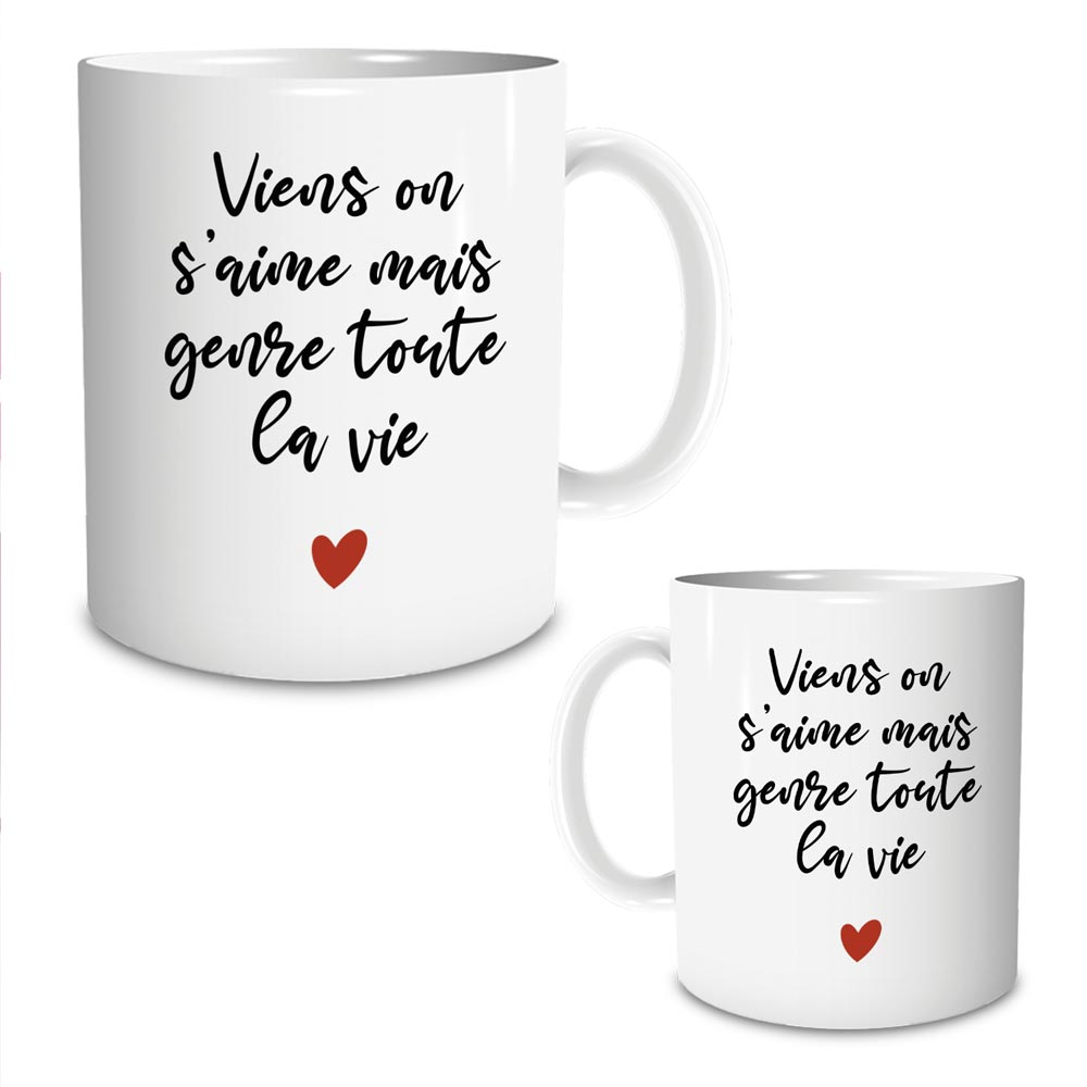 Mug "viens on s aime"