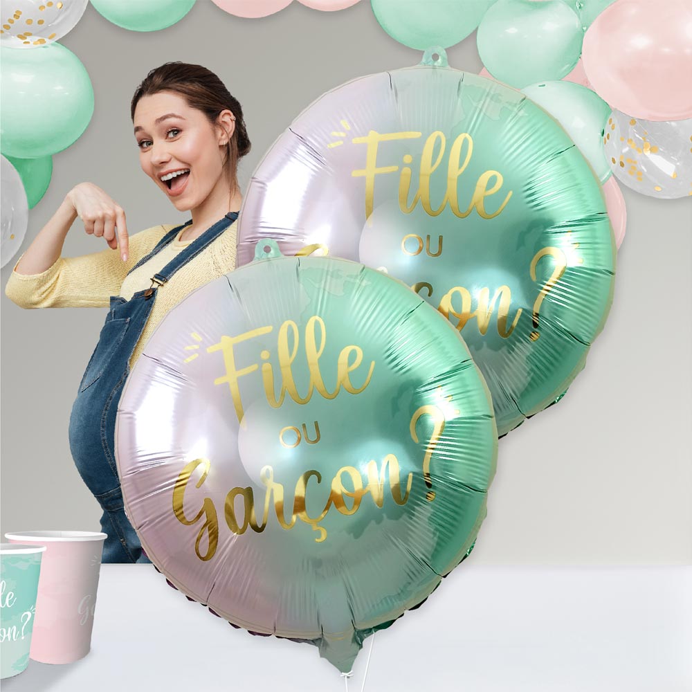 Ballon metal gender reveal
