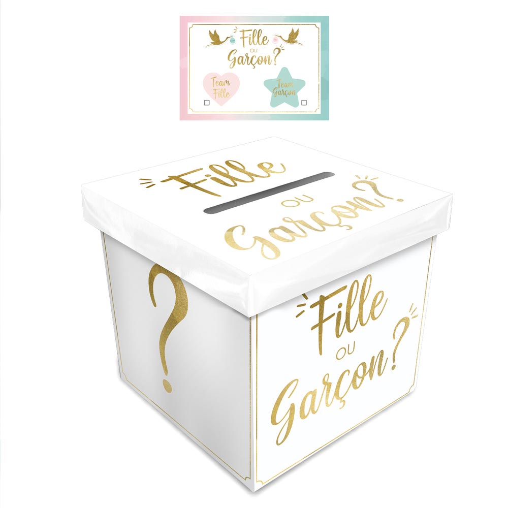 Jeu de vote gender reveal