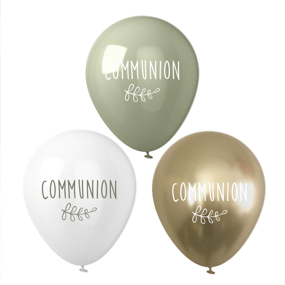 Sachet 8 ballons communion