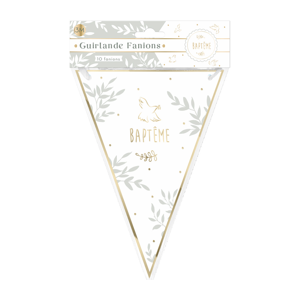 Guirlande fanion bapteme
