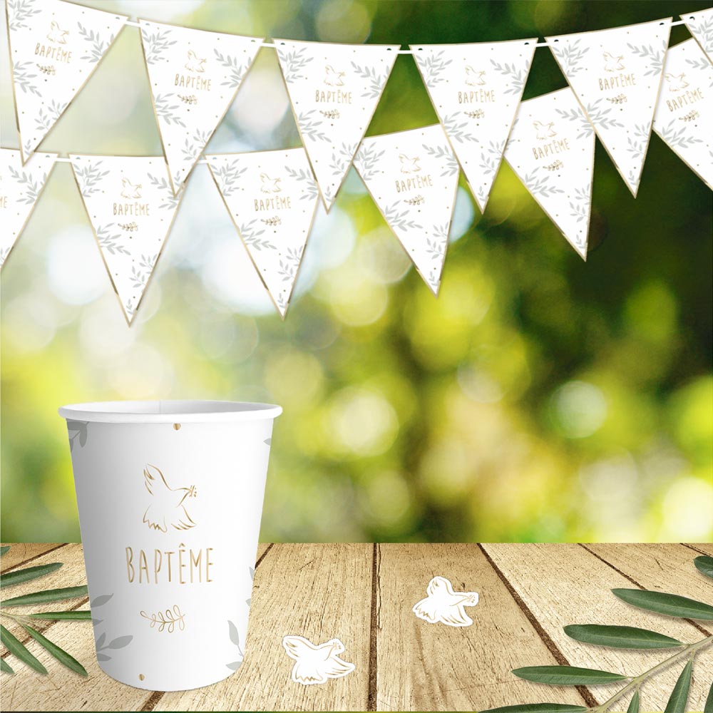 Guirlande fanion bapteme