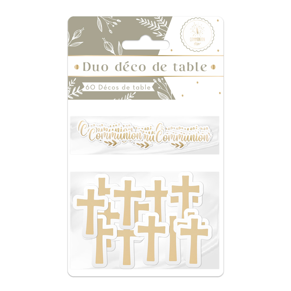 Duo deco de table communion