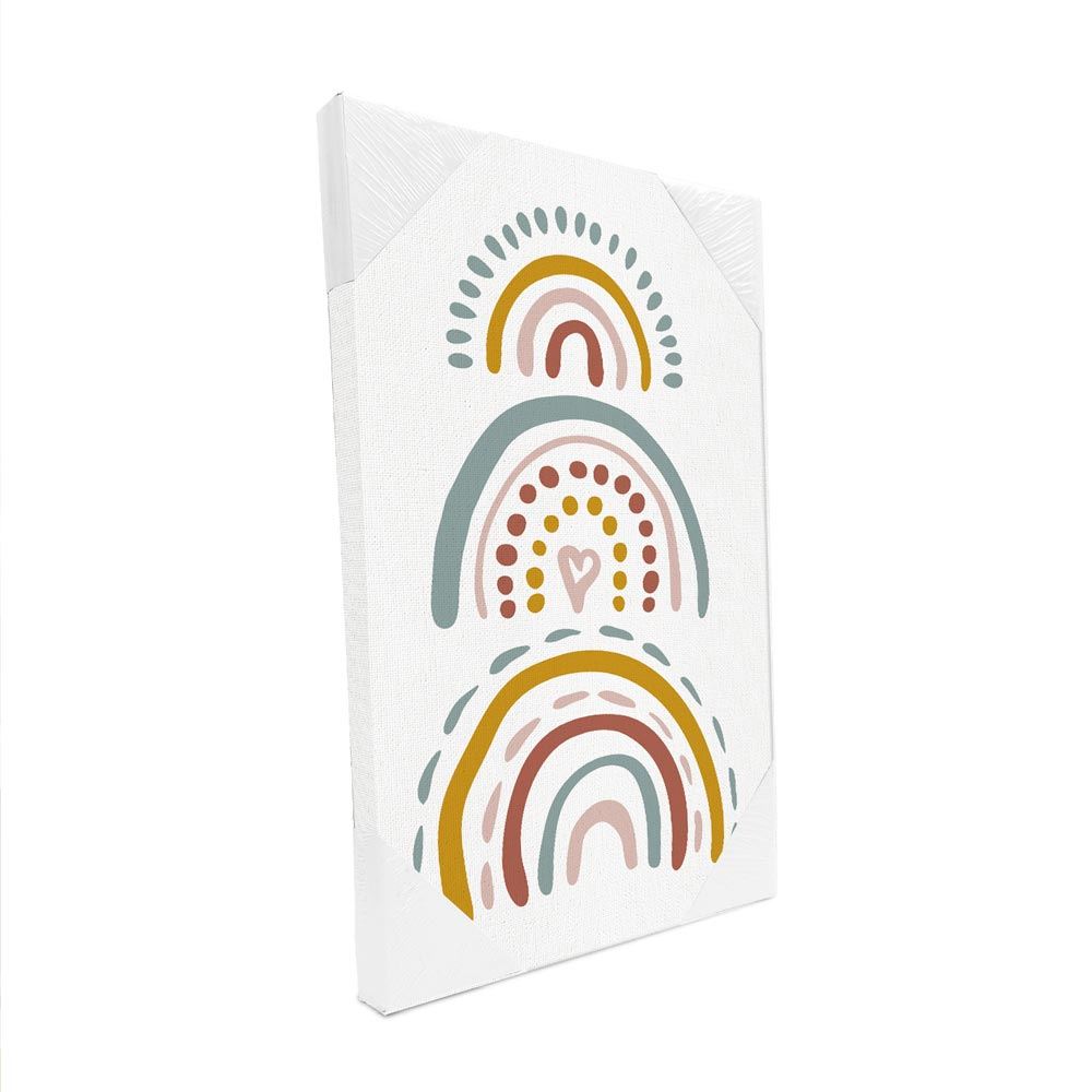 Toile arcs en ciel 20x30cms