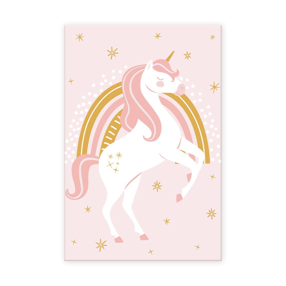 Toile licorne 20x30cms
