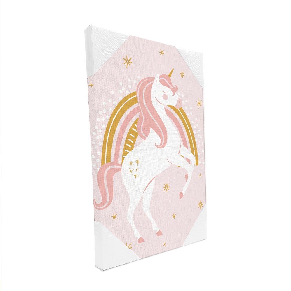 Toile licorne 20x30cms