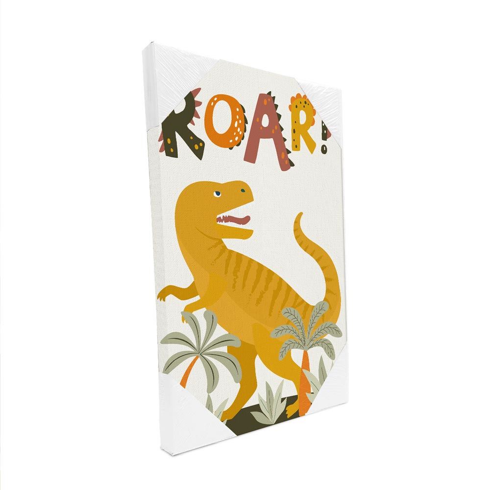 Toile dinosaure "roar!" 20x30cms