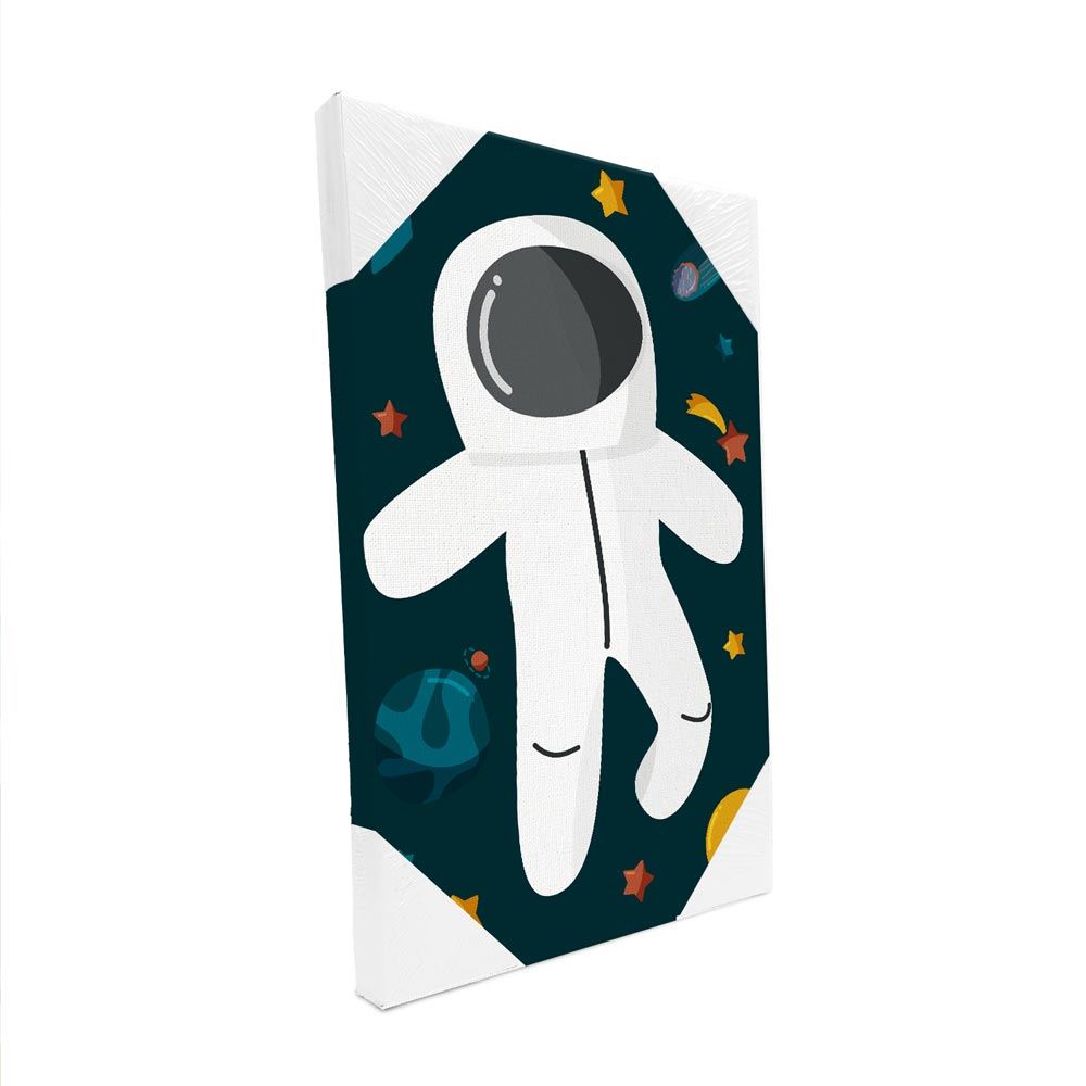 Toile astronaute 20x30cms