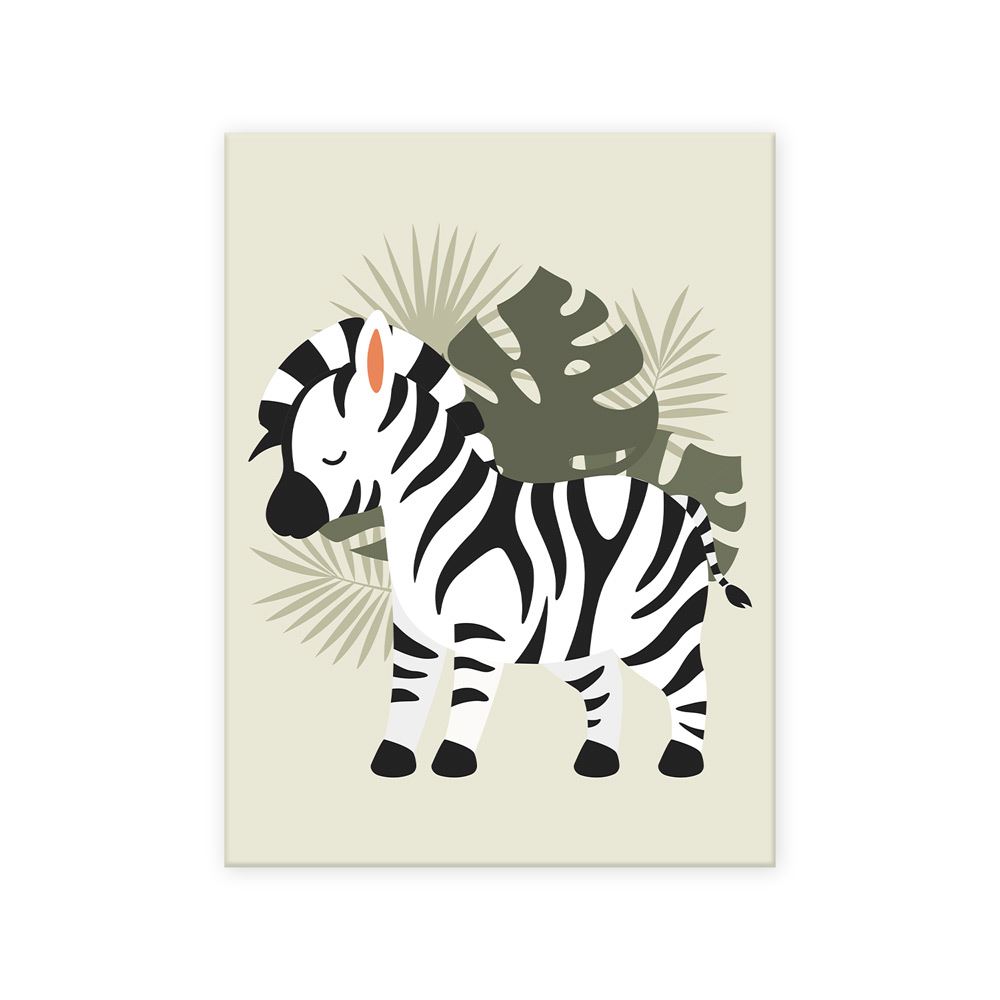 Toile zebre 30x40cms
