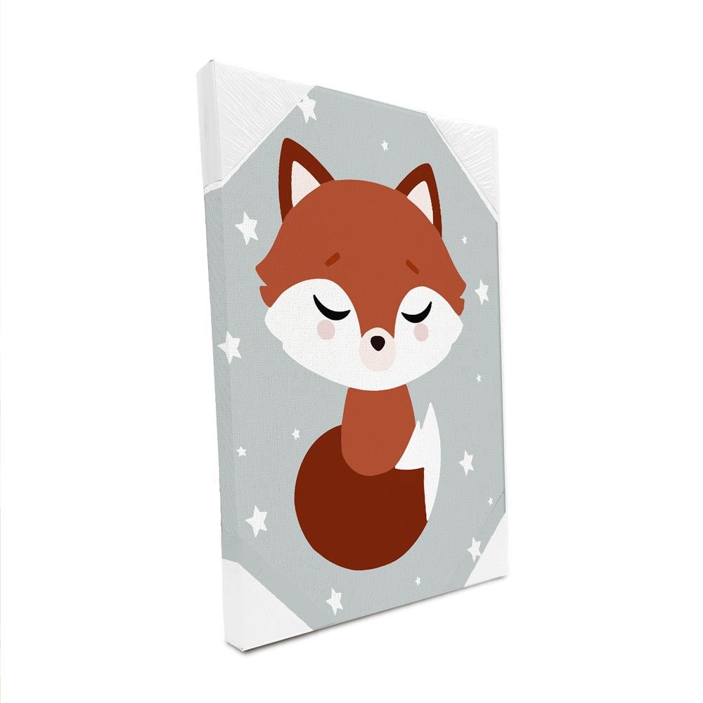 Toile renard 30x40cms