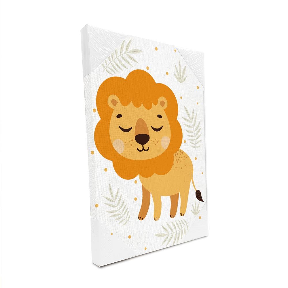 Toile lion 30x40cms