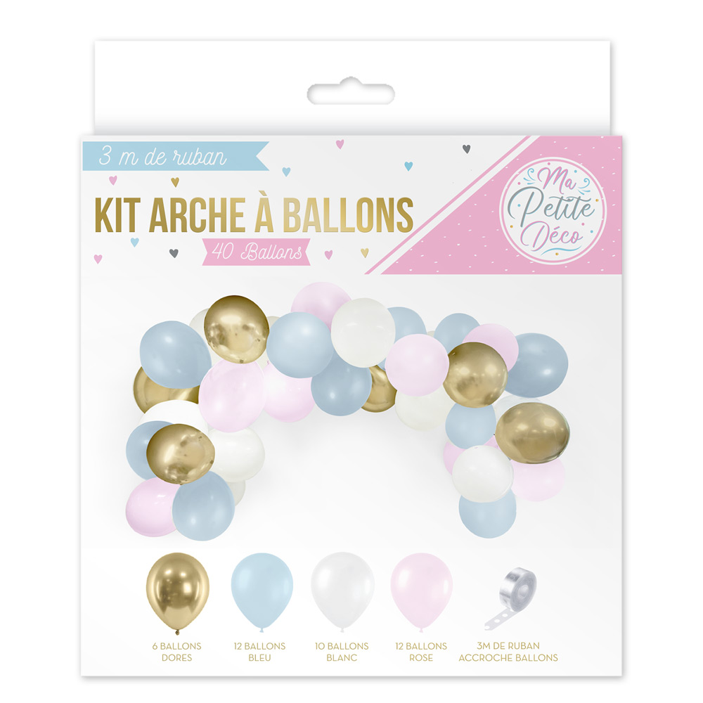 Kit arche a ballons ma petite deco fille