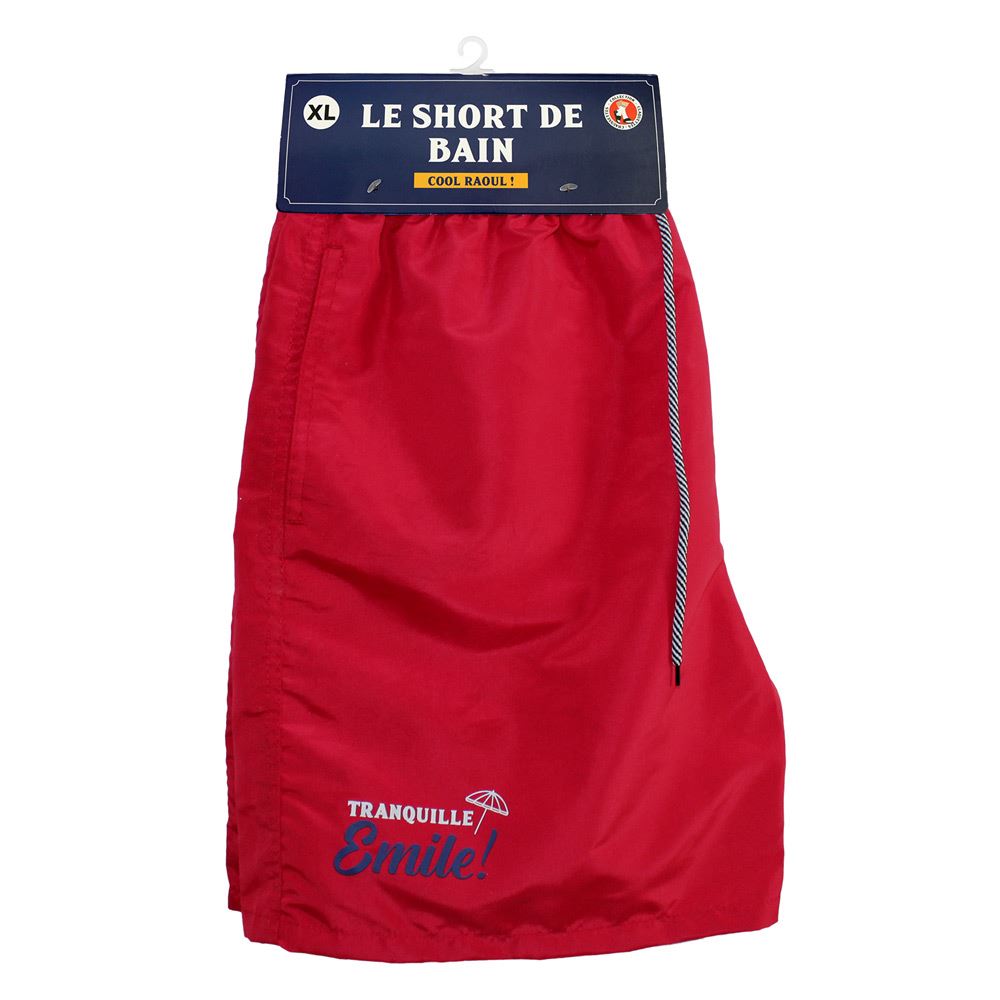 Short de bain "tranquille" xl