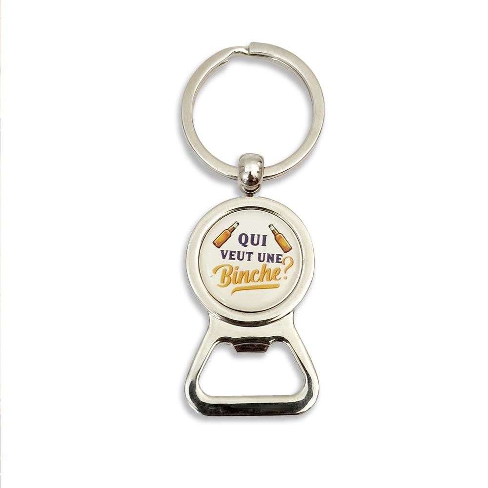 Porte cle decapsuleur "binche"