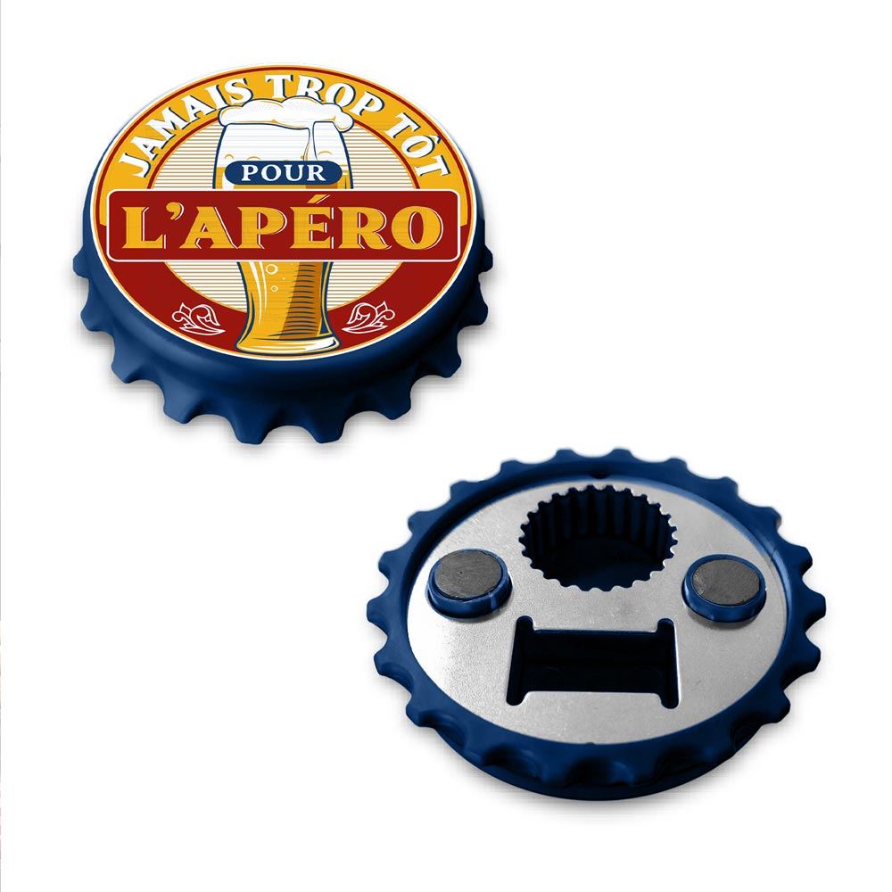 Decapsuleur magnet "pour l apero"