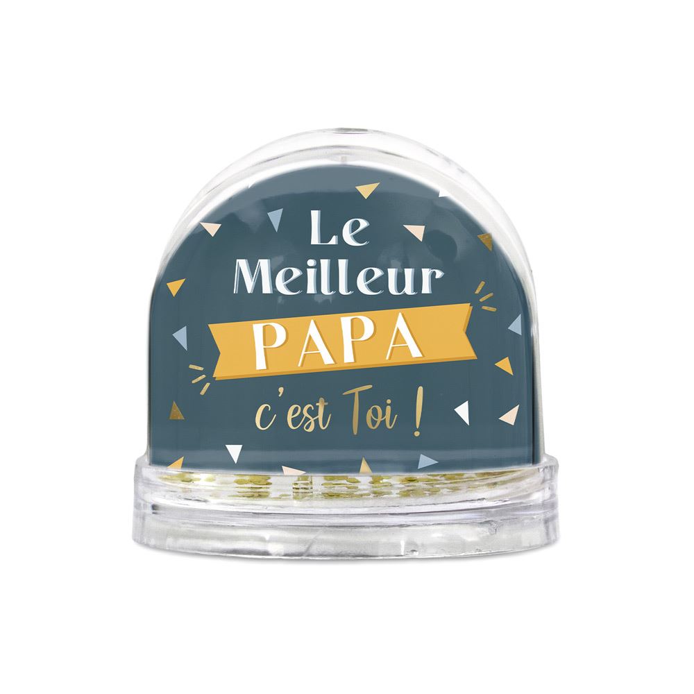 Boule a neige "le meilleur papa"